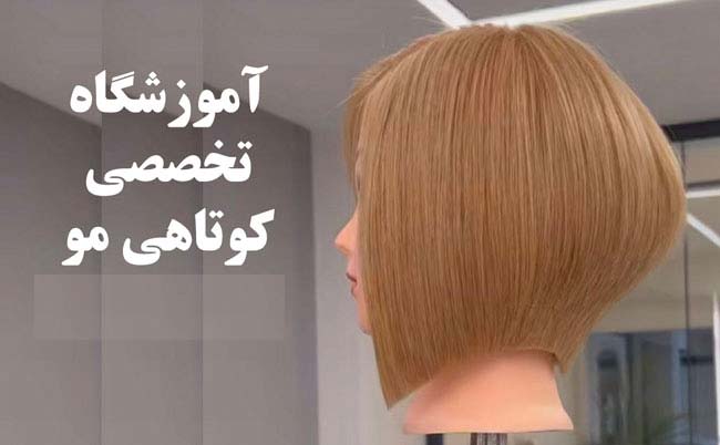 نمونه کار هنرجوی کوتاهی مو باب کلاسیک