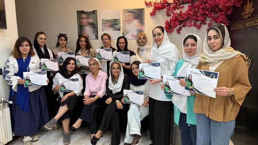 شاگردان بهترین مدرس کوتاهی مو در تهران